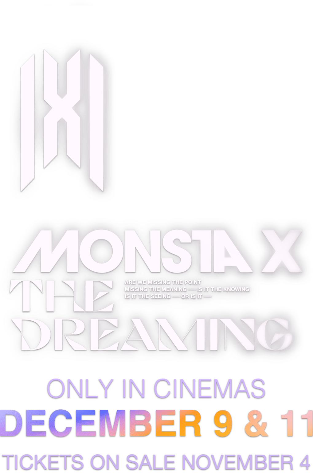 Title or logo for MONSTA X: THE DREAMING